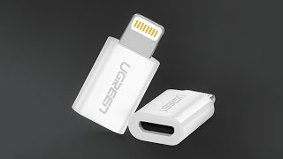 Адаптер Micro USB Lightning для iPhone 7 UGREEN