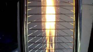 ΘΕΡΜΑΝΤΙΚΟ ΜΕ ΟΡΑΤΗ ΦΛΟΓΑ - GLASS TUBE FLAME PATIO HEATER