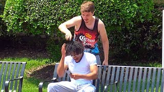 Shaving Peoples Heads Prank