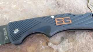 Gerber Bear Grylls Compact Scout Knife REVIEW - HD