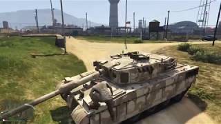 GTA 5 УГНАТЬ ТАНК ЗА ОДИН ВЫСТРЕЛ TANK FOR ONE SHOT
