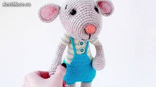 Амигуруми: схема Мышонок Хрустик. Игрушки вязаные крючком - Free crochet patterns.