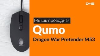 Распаковка мыши Qumo Dragon War Pretender M53 / Unboxing Qumo Dragon War Pretender M53