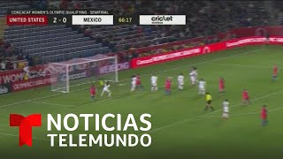 EE. UU. golea a México 4-0 y lo deja fuera del Preolímpico 2020 | Noticias Telemundo