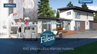 Herrala Fiksu, koti joka muuntuu elämäntilanteesi mukaan