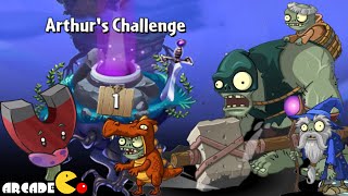 Plants Vs Zombies 2 Dark Ages: Part 2 Arthur's Challenge Level 4 Imp Dragon