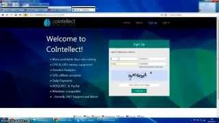 Регистрация, установка программы Cointellect