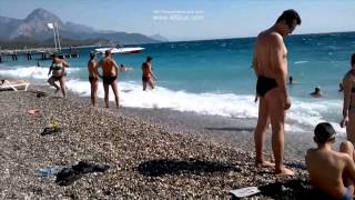 Средиземное море, пляж, Кемер, Турция