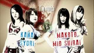 WNC 6.22 KANA&SYURI vs MAKOTO MIO SHIRAI