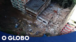 Desabamento de prédios provoca mortes no Rio de Janeiro