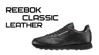 Обзор кроссовок Reebok Classic Leather Black