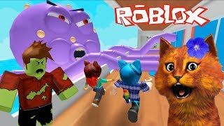 ГИГАНТСКИЙ ОСЬМИНОГ и ЗОМБИ ЗАХВАТИЛИ НАШ КОРАБЛЬ в РОБЛОКС / Escape the Cruise Ship Obby ROBLOX