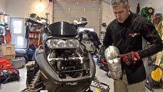 Ski doo Rev Mod 700 build, episode #1, the tear down!!! PowerModz!