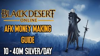 Black Desert Online - AFK Money Making Guide 10-40 M Silver/Day