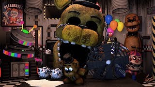 [SFM/FNAF] FNAF6 Ultimate Custom Night GOLDEN FREDDY SECRET JUMPSCARES Animated ???