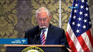 Rex Tillerson welcomes Kenya's Uhuru, Odinga unity deal