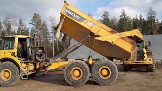 Шарнирно-сочлененный самосвал  Volvo A30F – продается на Heavy Fair! Видео диагностика самосвала