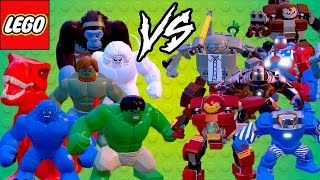 LEGO Marvel Vingadores (Avengers) MONSTROS VS MÁQUINAS PARTE 1 em Briga de Herois #43