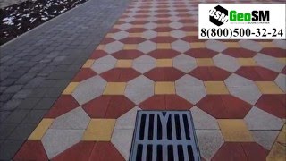 Использование геотекстиля при укладке брусчатки