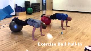 Exercise Ball Pull-in