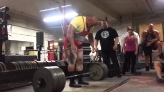 900 lb / 408 kg Deadlift Raw, Eric Lilliebridge