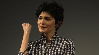 Michel Gondry and Audrey Tautou at SCI FI LONDON