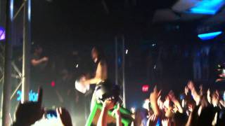Steve Aoki - Pursuit Of Happiness rooftop LED Show @ Club Rio Deadmeat Tour 2012