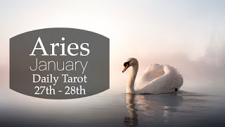 ARIES | PLAYFUL RECONCILIATION. THEY DON'T WISH TO FIGHT - JANUARY 27th - 28th LOVE TAROT READING