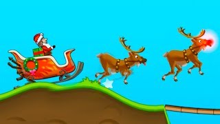 МАШИНКИ Hill Climb Racing #3 хилл климб рейсинг - Гонка на санях и оленях с Кидом на МК