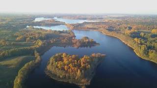 Браславские озера с высоты