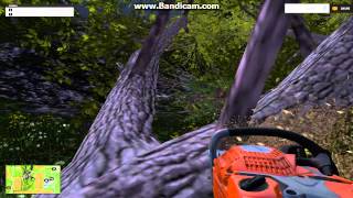 [PL] Farming Simulator 2015 wycinka piła spalinowa drzew husqvarna  (Symulator Farmy 2015 )