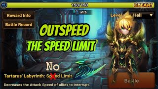 Outspeed The Speed Limit with Leo in Tartarus' Labyrinth [Hell] - Summoners War