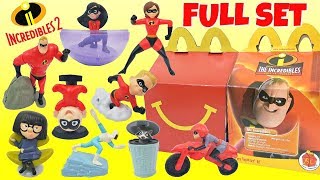 THE INCREDIBLES 2 2018 McDonald's Happy Meal Unboxing