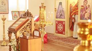 Общее пение в храме в честь священномученика Иоанна, архиепископа Рижского (6)