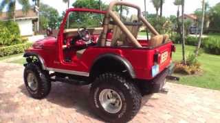 Jeep CJ5 - Walk around and Drive ... WAS For Sale .... V8 AMC 304
