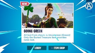 NEW "GOING GREEN" LTM Gameplay! (Fortnite Battle Royale LIVE)