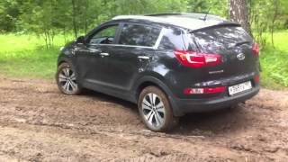 Kia Sportage 2.0 CRDi (заезд в Домодедовский лес)