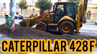 Caterpillar 428F Backhoe Loaders at work (CAT)