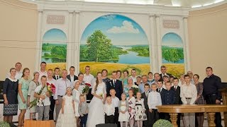 Радион и Марина. Христианская свадьба в Ольшанах (Беларусь).