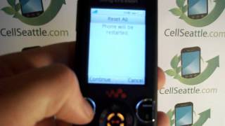 Master Reset Sony Ericsson W580i