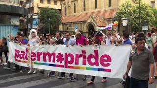 Gay Pride Italia, Palermo Parade Sicilia, 1st July 2017