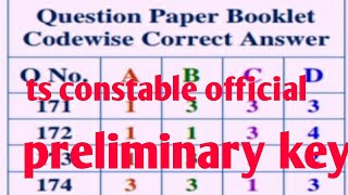 ts constable official preliminary key||ts constable key||tslprb key