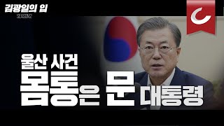 [김광일의 입] “울산 사건 몸통은 문 대통령”