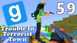 [59] Double Barreled Traitor!!! (Gmod TTT Gameplay)