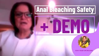 How to Safely Bleach the Anal Region (Live Demo)