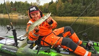 Осенняя щучка на каяках. Kayak Attack | Big Mama Vol 1.