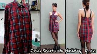 Men's Dress Shirt Into Dress Part 1