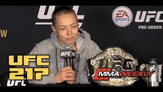 Rose Namajunas: "Its Been a Rough Week"  (UFC 217 Post)