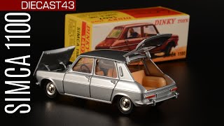 Simca 1100 || Dinky Toys Atlas || Масштабные модели автомобилей 1:43 - китайская копия раритета