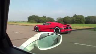Ferrari 458 Italia vs Koenigsegg Agera R UNCUT one take